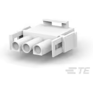 TE Connectivity-1241809-2 Einzeladersteckverbinder, Gehäuse Conn Housing PL 3 POS Crimp ST Cable Mount Natural Bag