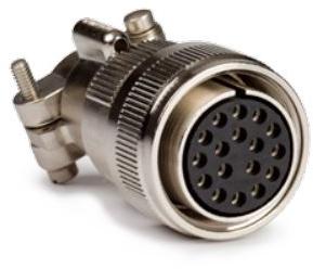 ITT Cannon-CA06COM-E14S-2S-B-F0 Connector Circular Conn Circular SKT 4 POS Solder Cup ST Cable Mount 4 Terminal 1 Port