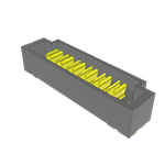 Conn Dual Blade Power Header HDR 6Power POS 2mm Solder ST Top Entry Thru-Hole PowerStrip™ T/R