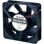 DC Fan Axial Ball Bearing 24V 20.4V to 27.6V 117CFM 38dB 140 X 140 X 38mm Sensor