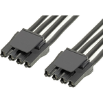 Molex-2160101043 Cable Assembly AC Power Cable Assembly AC Power 0.6m Wire to Board to Wire to Board 4 to 4 POS F-F Crimp 10AWG