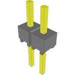 Conn Unshrouded Header HDR 2 POS 2.54mm Solder ST Top Entry Thru-Hole Bulk