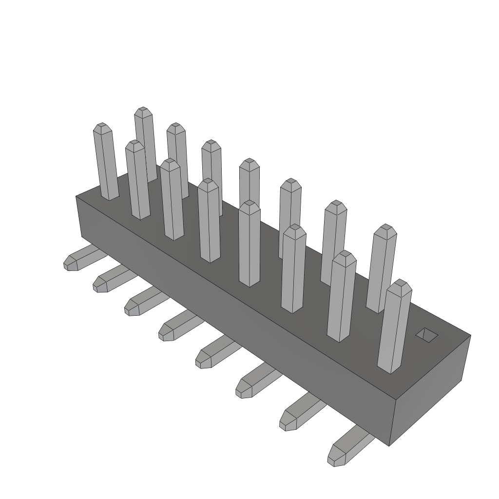 Samtec-TMMH-108-01-T-DV-016 Connector Headers and PCB Receptacles Conn Unshrouded Header HDR 16 POS 2mm Solder ST Top Entry SMD Tube