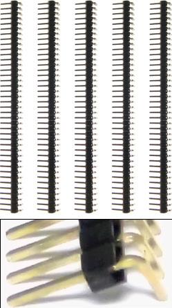 SchmartBoard-920-0078-01 连接器插头及 PCB 插座 Conn Unshrouded Header HDR 40 POS 2mm Solder RA Thru-Hole