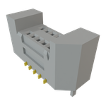 Conn Micro Socket Strip SKT 10 POS 0.8mm Solder ST Top Entry SMD Tray