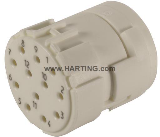 HARTING-09151123111 Steckverbinder, rund M23 12 Female-C CCW