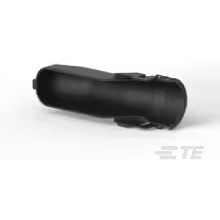 TE Connectivity-1418882-1 Accesorios del conector Connector Accessories Receptacle Cover Straight Glass Filled Polyamide Black Box