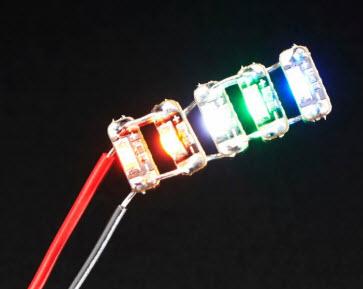 Adafruit Industries-3377 LED LED Pent-Color Blue/Green/Pink/Red/White 2-Pin