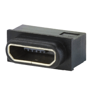 Same Sky (formerly CUI Devices)-UJ2-MIBH-4-SMT-TR-67 Connector USB Conn Micro USB 2.0 Type B RCP 5 POS 0.65mm Solder RA SMD 5 Terminal 1 Port T/R