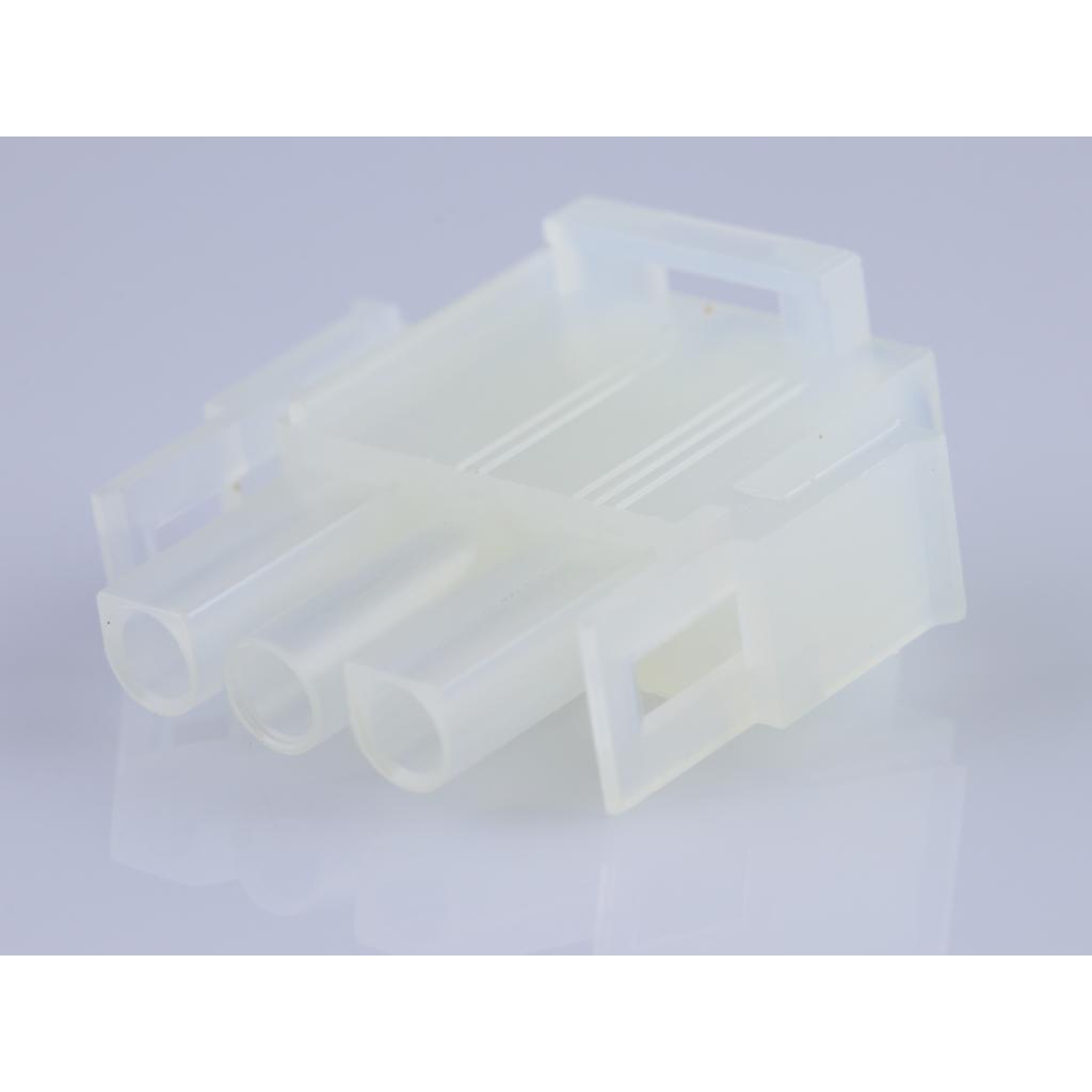 Molex-0050841035 Connector Discrete Wire Housing Conn Housing M 3 POS Crimp ST Cable Mount Natural MLX™ Bag