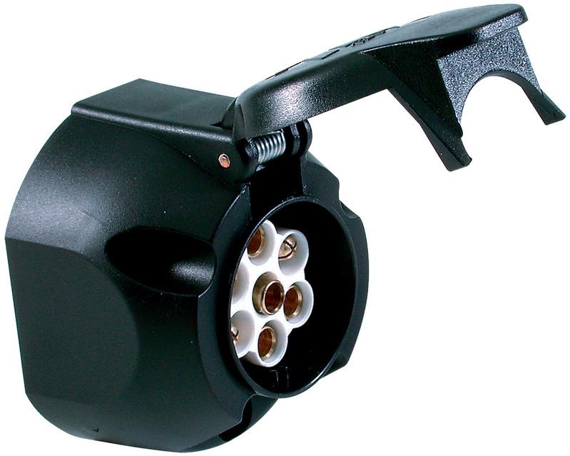 Littelfuse-00403100 Steckverbinder, rund Connector, 7-Pole Plastic Body Sockets