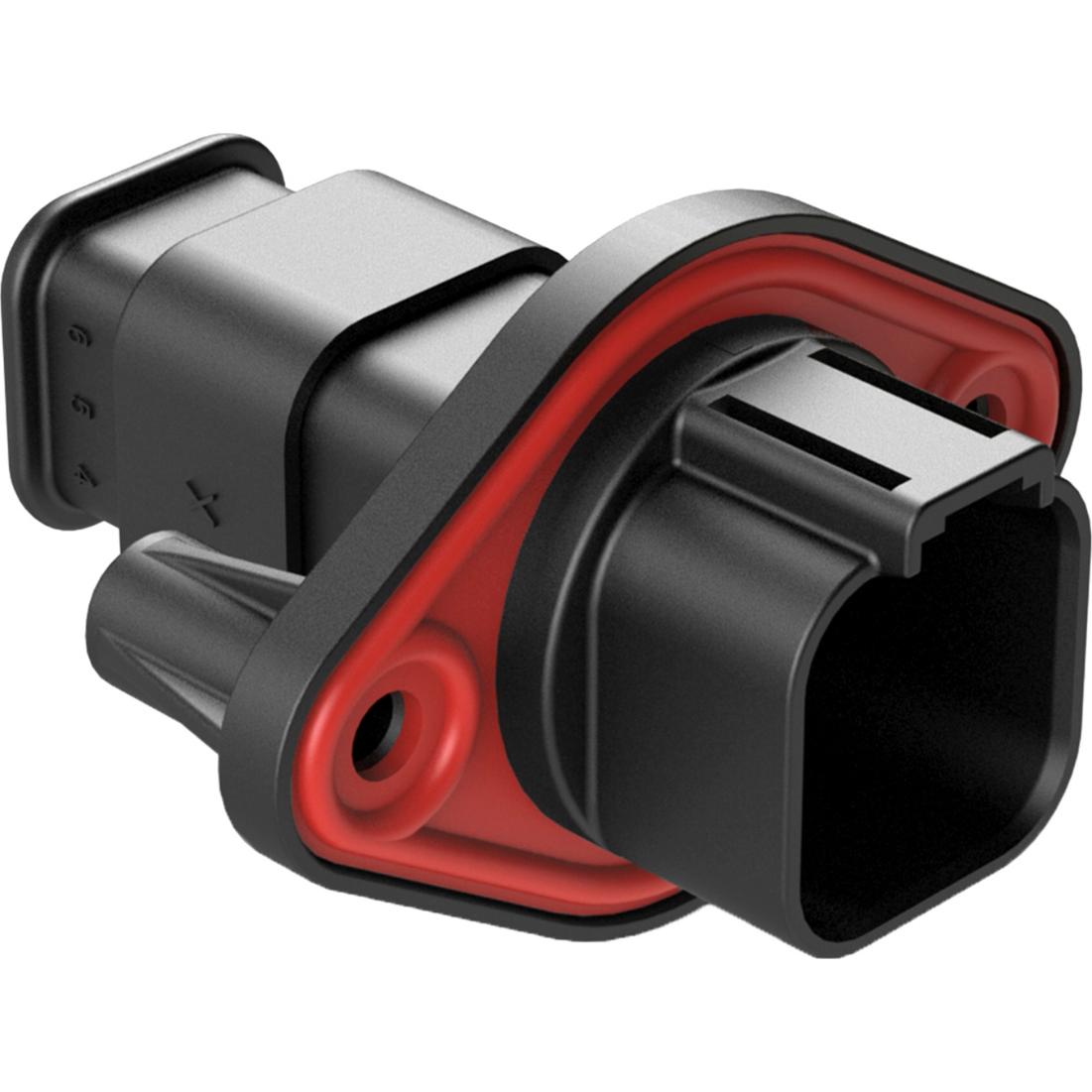 Amphenol-AT04-6P-PM15 Custodia filo connettore dedicato Conn Housing RCP 6 POS Crimp ST Panel Mount Black