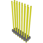 Conn Unshrouded Header HDR 14 POS 2.54mm Solder ST Top Entry Thru-Hole Bulk