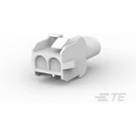 Conn Housing RCP 2 POS 6.35mm Crimp ST Panel Mount Natural Package