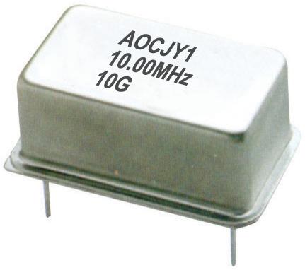 Abracon-AOCJY1-100.000MHZ Gesteuerter Oszillator Oscillator VC-OCXO 100MHz ±0.05ppm (Stability) 15pF CMOS 55% 3.3V 4-Pin Thru-Hole Tray