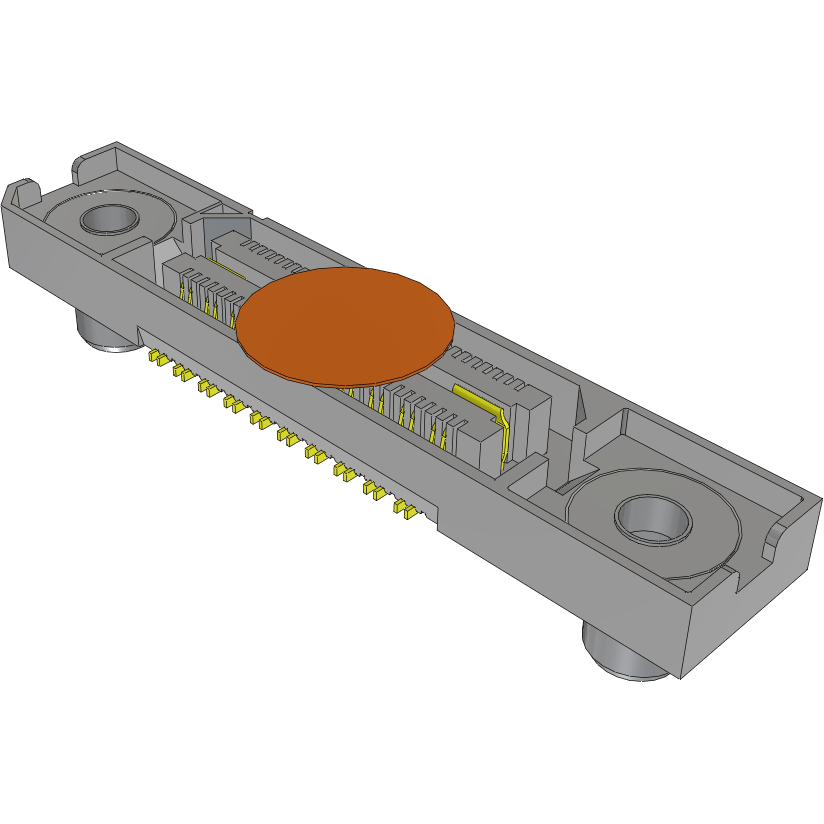 Samtec-QSH-020-01-L-D-DP-A-RT1-K-TR Piastre connettori e prese PCB Conn Micro High Speed Socket Strip SKT 40 POS 0.5mm Solder ST Top Entry SMD Q Strip® T/R