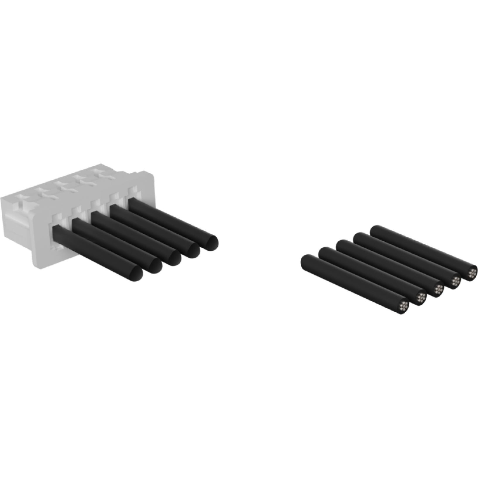 Molex-2181120503 Andere Kabelbaugruppen Cable Assembly UL 1061 0.3m 28AWG Picoblade 5 POS F Crimp Bag