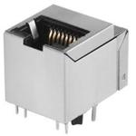 Bel Fuse-P01-1AF2-01 Steckverbinder, Telefon und Telekommunikation Conn RJ-45 RCP 8 POS 1.27mm Solder ST Thru-Hole 12 Terminal 1 Port