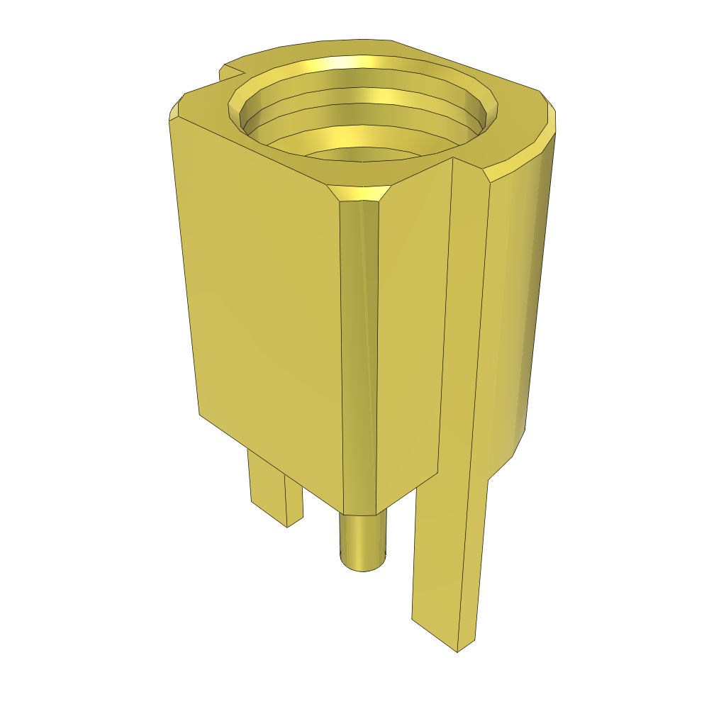 Samtec-MMCX-J-P-H-ST-EM1 RF-Steckverbinder Conn MMCX 0Hz to 6GHz 50Ohm Solder ST Edge Mount F Gold Over Nickel Tray