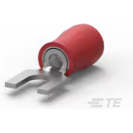 TE Connectivity-1-327717-0 Steckverbinderanschlüsse Spade Tongue Terminal 16-22AWG Copper Red 17.12mm Tin Loose