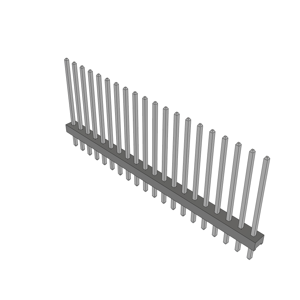 Samtec-MTMM-120-13-T-S-495 Steckverbinderleisten und Leiterplattenbuchsen Conn Unshrouded Header HDR 20 POS 2mm Solder ST Top Entry Thru-Hole Bulk