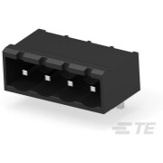 TE Connectivity-796645-4 连接器插头及 PCB 插座 Conn Shrouded Header (4 Sides) HDR 4 POS 5mm Solder RA Side Entry Thru-Hole Carton