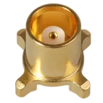 Conn MCX 0Hz to 6GHz 50Ohm Solder ST SMD F Gold Over Nickel T/R