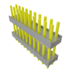 Conn Board Stacker HDR 20 POS 2.54mm Solder ST Top Entry Thru-Hole Bulk
