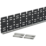 Wiring Ducts Divider Wall Steel Black