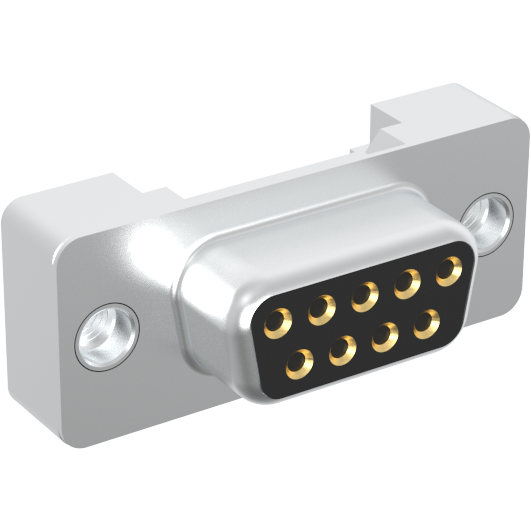 Amphenol Communications Solutions-L77TSEG09SOL2RM5 Steckverbinder, D-Sub Conn D-Subminiature SKT 9 POS 1.37mm Solder ST Thru-Hole 9 Terminal 1 Port