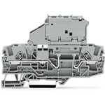 2-conductor fuse disconnect terminal block with pivoting fuse holder, for 5 x 30 mm miniature metric fuse, 12 - 30 V, with blown fuse indication by LED
