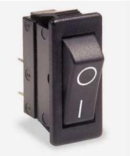 Bulgin Components PLC-C1520WRBB Bascule de commutateur Switch Rocker ON OFF ON SPDT Quick Connect Curved Rocker 16A 250VAC 24VDC 372.85VA