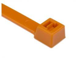 HellermannTyton-T150XL3X2 Attache-câble Cable Ties, Standard Locking Polyamide 6/6 Orange 13mm 780N Pack