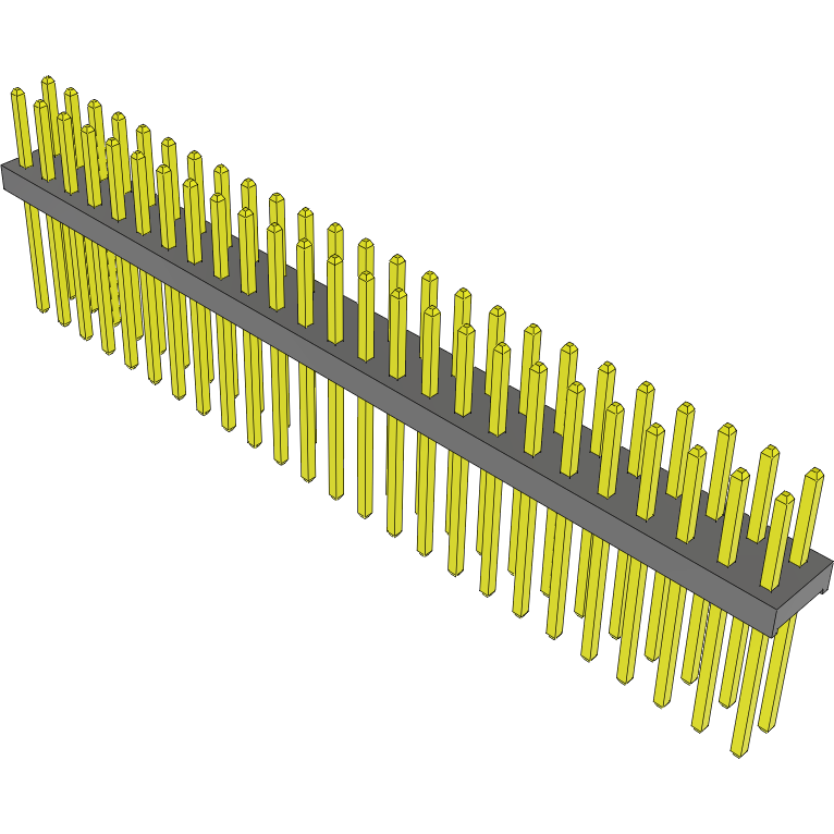 Samtec-MTMM-125-10-G-D-180 Steckverbinderleisten und Leiterplattenbuchsen Conn Unshrouded Header HDR 50 POS 2mm Solder ST Top Entry Thru-Hole Bulk