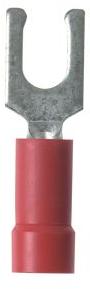 Panduit-EV18-10LFB-L Connector Terminals Fork Terminal 18-22AWG Copper Red 24.6mm Tin Bag