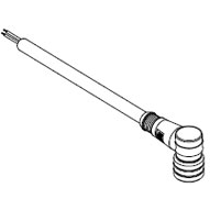 Molex-804001K05M050 null Cable Assembly Circular 5m 22AWG M12 Circular 4 Right Angle