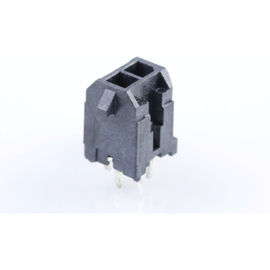 Molex-430450224 Connector Power Conn Power M 2 POS Solder ST Thru-Hole 2 Terminal 1 Port Micro-Fit 3.0™ Tray