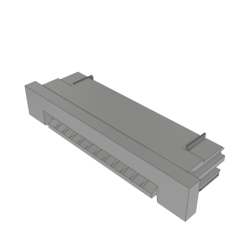 Samtec-ZF1-11-01-TM-WT Steckverbinder, FFC-FPC Conn FFC/FPC Connector SKT 11 POS 1mm Solder RA SMD Tube