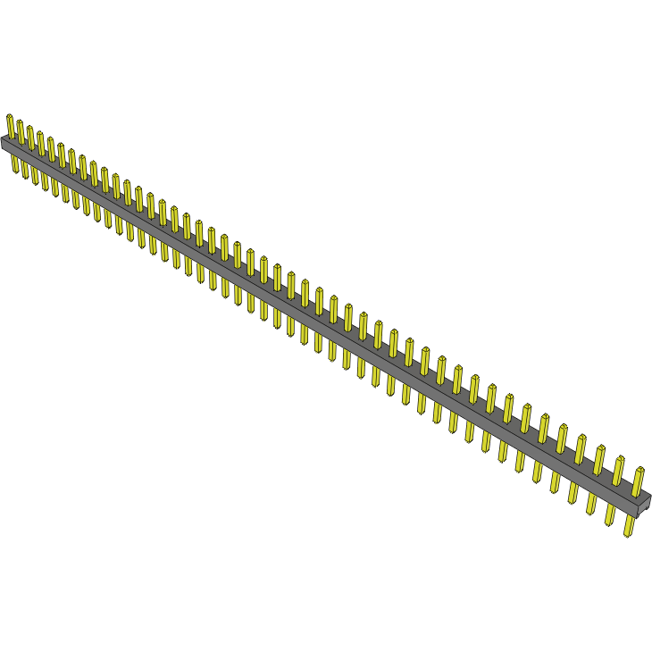 Samtec-TMM-146-01-G-S Piastre connettori e prese PCB Conn Unshrouded Header HDR 46 POS 2mm Solder ST Top Entry Thru-Hole Bulk