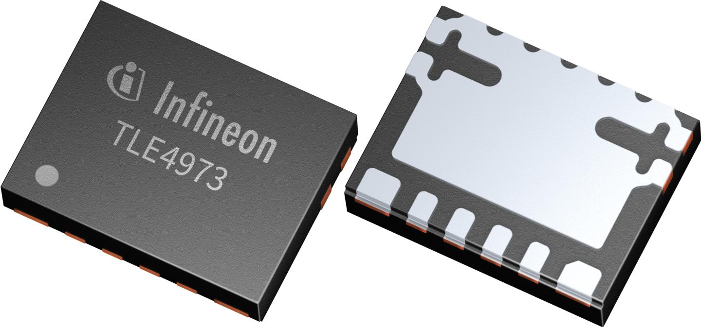 Infineon Technologies AG-TLE4973RE35S5S0010XUMA1 Capteurs de courant Open Loop Current Sensor AC/DC Current 5V Automotive 6-Pin VSON EP T/R