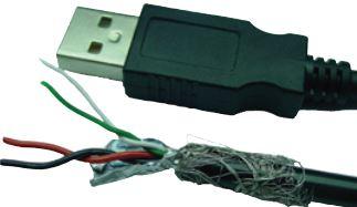 Amphenol-USB2AA1000PUHFFR Cable Assembly USB Cable Assembly Cord Set 10m 24AWG/28AWG USB PL