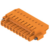 Weidmuller-1844070000 Steckverbinder, Klemmenblöcke Conn Plug-in Terminal Block SKT 10 POS 5.08mm Screw ST Cable Mount 17A Box