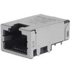 Bel Fuse-P01-1AA2-01 Steckverbinder, Telefon und Telekommunikation Conn RJ-45 RCP 8 POS 1.27mm Solder RA Thru-Hole 8 Terminal 1 Port