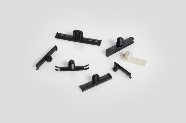 HellermannTyton-150-95500 null Cable Management, Tape Clip Polyamide 6/6 Black Screw Mount Bag