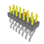 Conn Unshrouded Header HDR 14 POS 2mm Solder RA Side Entry SMD Tube