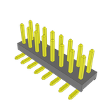 Conn Unshrouded Header HDR 16 POS 2mm Solder ST Top Entry SMD Tube