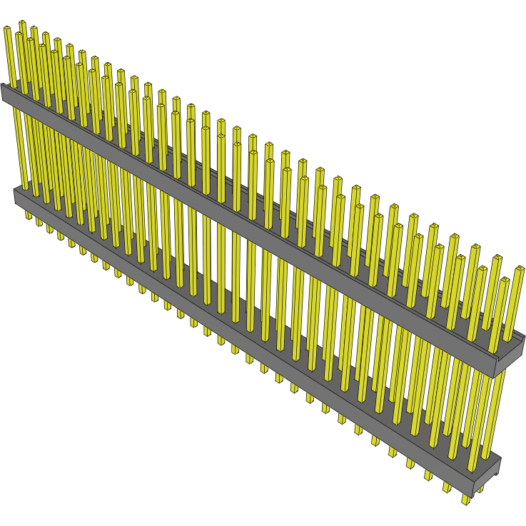 Samtec-DW-32-13-G-D-780 Piastre connettori e prese PCB Conn Board Stacker HDR 64 POS 2.54mm Solder ST Top Entry Thru-Hole Bulk