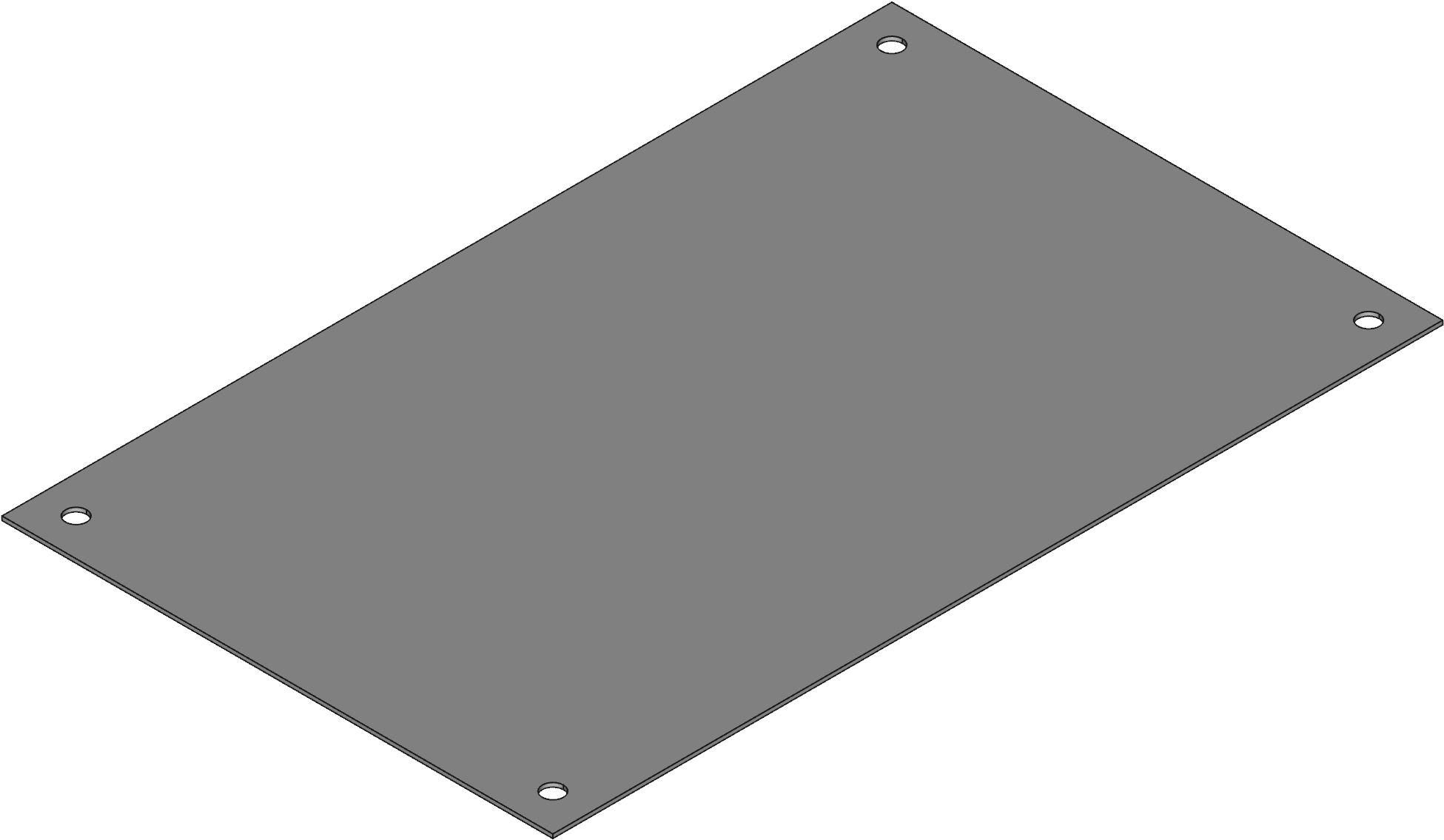 Hammond Manufacturing-18G2113 null Inner Panel, Steel, White, Galvanized, 21 In Length, 13 In Width
