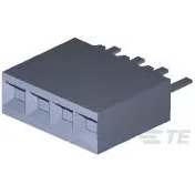TE Connectivity-5-146763-6 Connector Headers and PCB Receptacles Conn Socket Strip SKT 4 POS 2.54mm Solder ST Thru-Hole Box