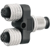 Weidmuller-1060730000 Connettore circolare Y-Plug, M12-M12